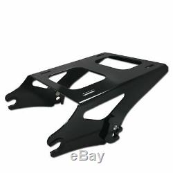 BLACK HARDWARE Razor Tour Pak Two-Up Rack For Harley Road Street Glide 14-19 18