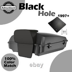 BLACK HOLE Advanblak For 97+ Harley/Softail Rushmore Razor Tour Pack Pad