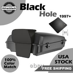 BLACK HOLE Advanblak For 97+ Harley/Softail Rushmore Razor Tour Pack Pad