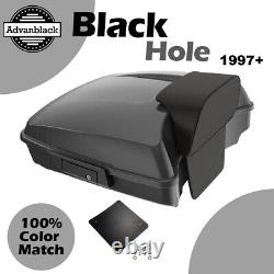 BLACK HOLE For 97+ Harley/Softail Advanblak Rushmore Razor Tour Pak Pack Pad