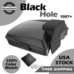 BLACK HOLE For 97+ Harley/Softail Advanblak Rushmore Razor Tour Pak Pack Pad