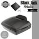 Black Jack Metallic Rushmore Chopped Tour Pack Fits Harley Touring/softail