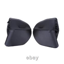 BLACK King Rear 6.5 Speaker Pods For Harley Touring Tour Pak Pack Road King 14+