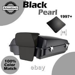 BLACK PEARL Advanblak For 97+ Harley/Softail Rushmore Razor Tour Pack Pad