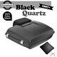 Black Quartz For 97+ Harley/softail Advanblak Rushmore Razor Tour Pak Pack Pad