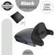 Black Tempest For Harley/softail 97+ Rushmore Razor Tour Pak Pack Wrap Around