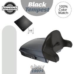 BLACK TEMPEST For Harley/Softail 97+ Rushmore Razor Tour Pak Pack Wrap Around