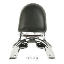 Backrest Luggage Rack Sissy Bar Fit For Harley Touring 2002-06 V Rod VRSC VRSCA