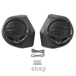 Backrest Rear Speaker Fit For Harley Pack Touring Electra Glide 2014-Up