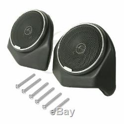 Backrest Rear Speaker For Harley Tour Pak Pack Electra Glide Ultra Limited 14-20