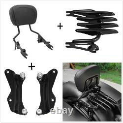 Backrest Sissy Bar & Luggage Rack Docking Kit Fit For Harley Touring 2014-2023
