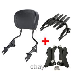Backrest Sissy Bar & Luggage Rack Docking Kit Fit For Harley Touring 2014-2023