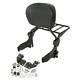 Backrest Sissy Bar Luggage Rack With Docking Hardware Fit For Harley Touring 97-08