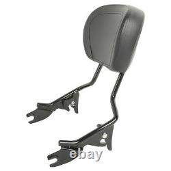 Backrest Sissy Bar Stealth Luggage Rack Dock Hardware For Harley Touring 09-13