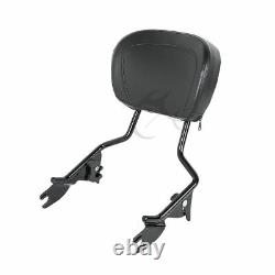 Backrest Sissy Bar Stealth Luggage Rack Dock Hardware For Harley Touring 09-13