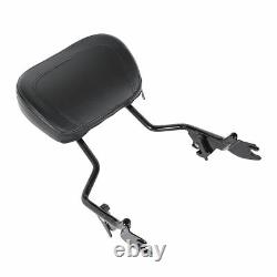 Backrest Sissy Bar Stealth Luggage Rack Dock Hardware For Harley Touring 09-13