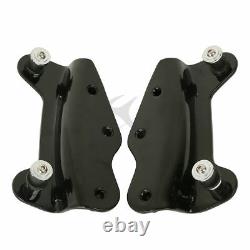 Backrest Sissy Bar Stealth Luggage Rack Dock Hardware For Harley Touring 09-13