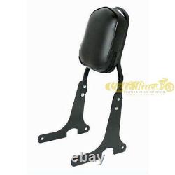 Backrest Spaan Steel Black for Harley Davidson Touring From 2009 IN Then