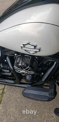 Billet 6061 METAL Harley CVO Tank Emblems Black Contrast Cut (set of 2) Touring