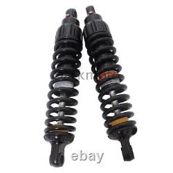 Black 13.5 343mm Shocks Absorbers Suspension Universal Fit For Harley Touring