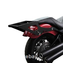 Black 2-Up Mounting Rack Fit For Harley Tour-Pak Deluxe FLDE 18-24 FLDE 18-later