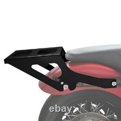 Black 2-Up Mounting Rack Fit For Harley Tour-Pak Deluxe FLDE 18-24 FLDE 18-later