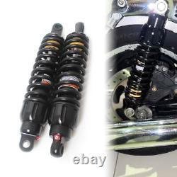 Black 325mm Shock Absorbers Suspension Universal Fit For Harley Touring Honda