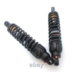 Black 325mm Shock Absorbers Suspension Universal Fit For Harley Touring Honda