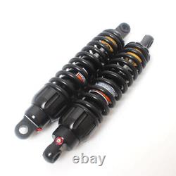 Black 325mm Shock Absorbers Suspension Universal Fit For Harley Touring Honda