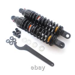 Black 325mm Shock Absorbers Suspension Universal Fit For Harley Touring Honda