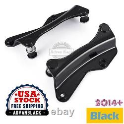 Black 4-Point Docking Hardware Kit for Harley Davidson Touring 2014+ PN 52300353