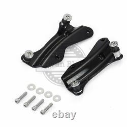 Black 4-Point Docking Hardware Kit for Harley Davidson Touring 2014+ PN 52300353