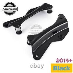 Black 4-Point Docking Hardware Kit for Harley Davidson Touring 2014+ PN 52300353