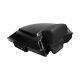 Black 5.5'' Razor Pack Trunk With Backrest Fit For Harley Tour Pak Touring 14-2022