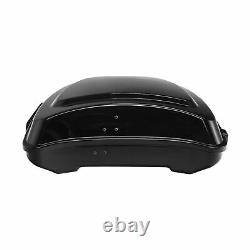 Black 5.5 Razor Pack Trunk with Latch Fit For Harley Tour Pak Touring 2014-2022
