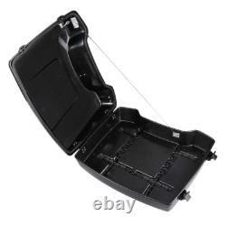 Black 5.5'' Razor Trunk Latch Key Fit For Harley Touring Street Glide 1997-2013