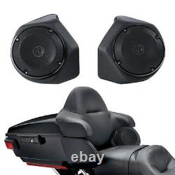 Black 6.5'' King Rear Trunk Speakers For Harley Touring Tour Pak 2014-2023 2022