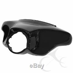 Black ABS Plastic Batwing Inner Outer Fairing For Harley Davidson Touring 96-13