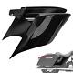 Black Abs Plastic Stretched Extended Side Cover Panels For 2014+ Harley Touring