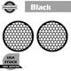 Black Cnc Aluminum Hex 8 Inch Metal Speaker Grills For Harley Tour Pack Pak