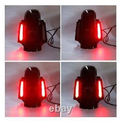 Black CVO Rear Fender LED System For Harley Touring Electra Road Glide 2009-2013