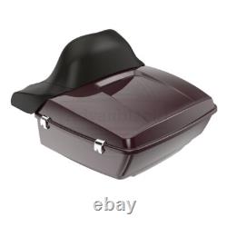 Black Cherry King Tour Pack Pak For 97+ Harley Touring FLHR FLHXS FLTRX