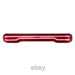 Black Cherry Razor Tour Pack Pak Trunk Fits 1997+ Harley FLHR FLHXS FLTRX