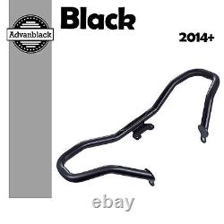 Black Chopped Engine Guard Fits for Harley Davidson Touring Models 2014+