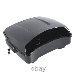 Black Chopped Pack Trunk & Mount Fit For Harley Tour Pak Road Glide 2014-2022 US