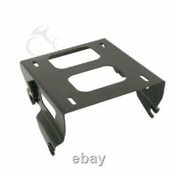 Black Chopped Pack Trunk Rack Solo Mount Fit For Harley Tour Pak Touring 2014-22