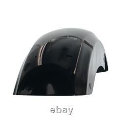 Black Chopped Saddlebags Rear Fender for Harley Touring 2009-2024 Carbon Steel