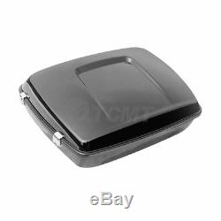 Black Chopped Tour Pak Pack Trunk For Harley Touring Electra Road Glide 2014-19