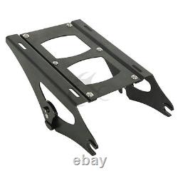Black Chopped Trunk Mount Rack Fit For Harley Touring Tour Pak Pack 2014-2022 21