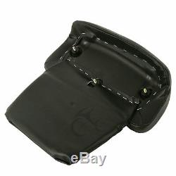 Black Chopped tour pak pack trunk Set For Harley Davidson Touring Models 14-19